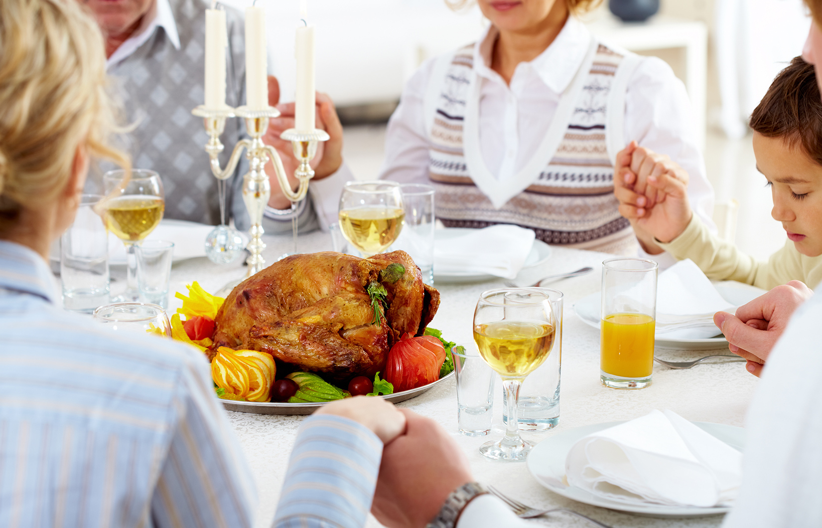 Thinksgiving Dinner with turkey
