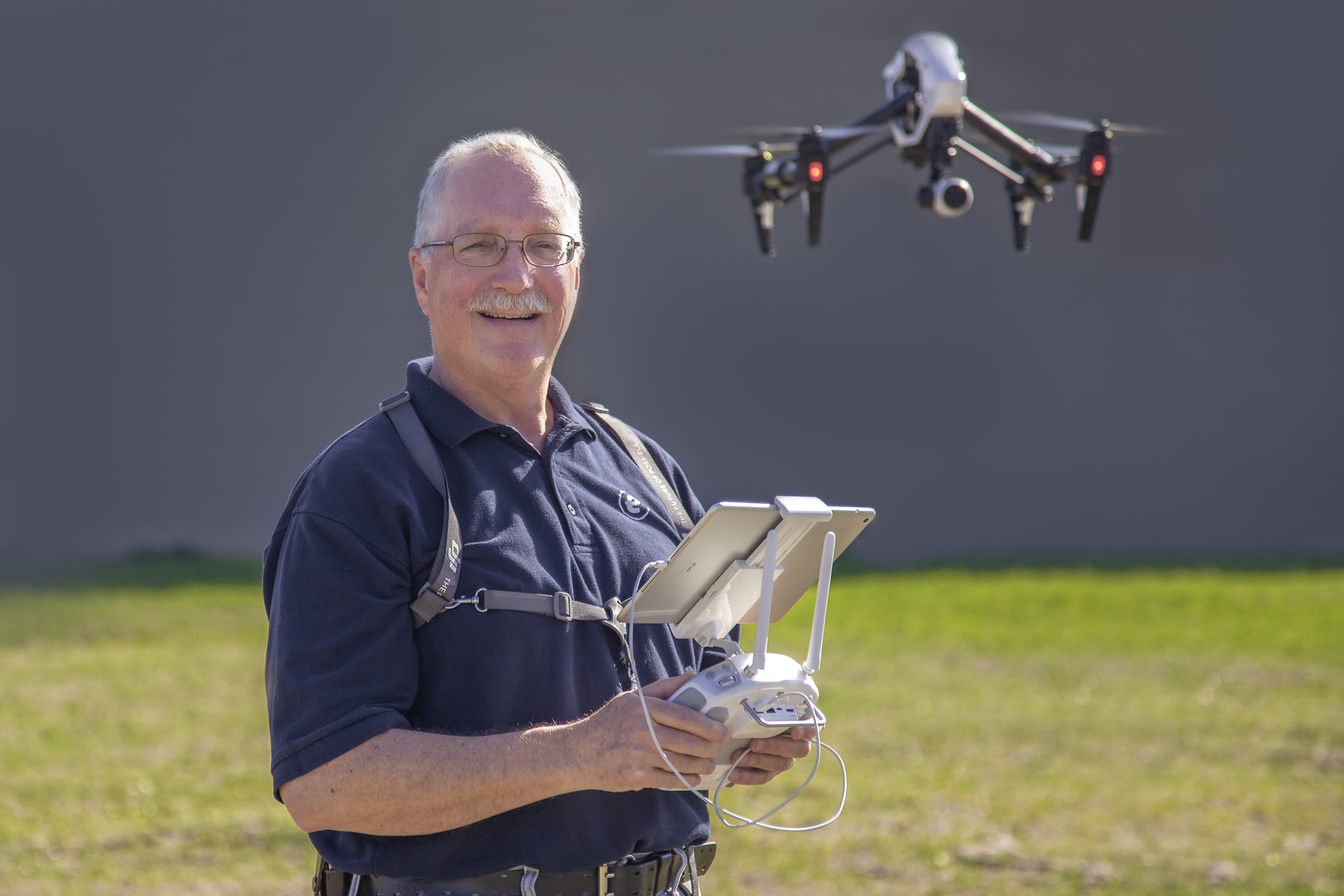 Dave Stanton with Drone